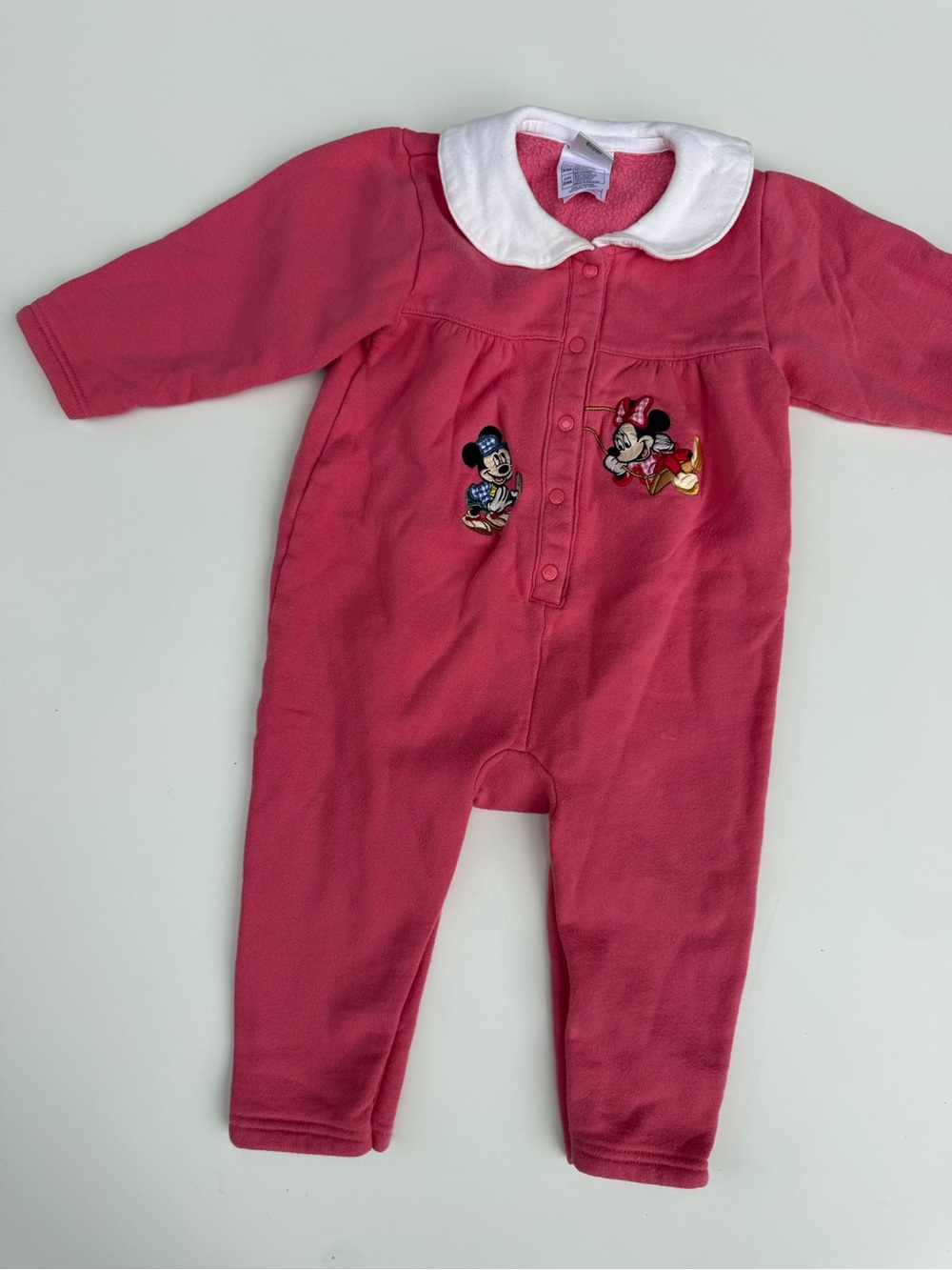 Vintage Pink Minnie & Mickey One-Piece